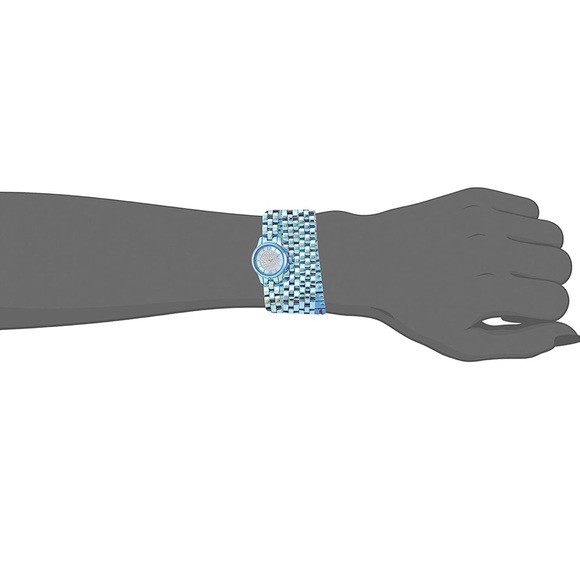 Michael Kors Petite Runway Blue Triple Wrap Watch - Picture 5 of 8